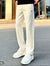 Men’s Cream Straight Fit Casual Track Pant