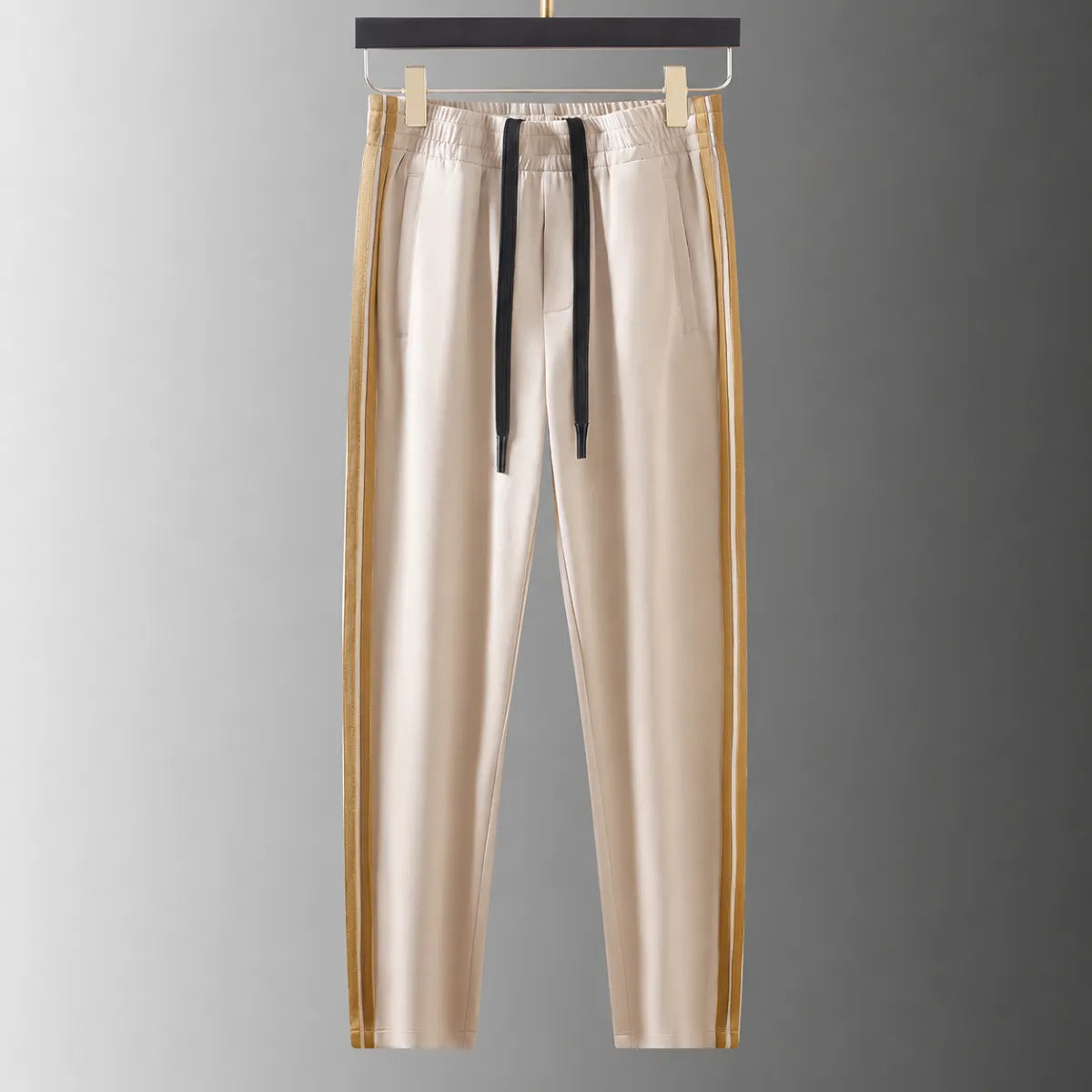 beige trackpants front
