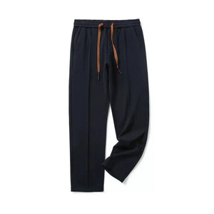 black drawstring trackpant