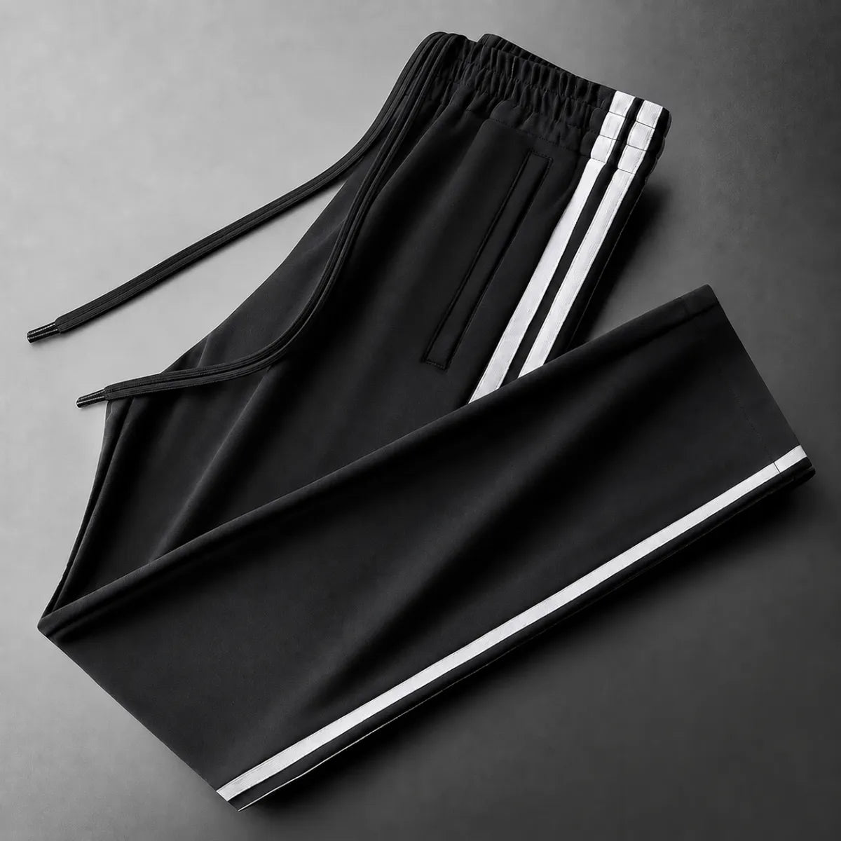 black side stripe trackpant