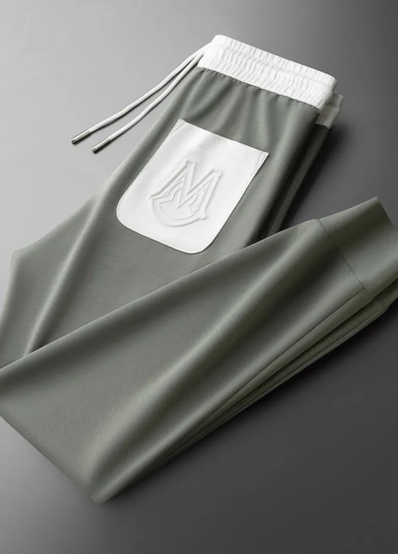 green pocket trackpant
