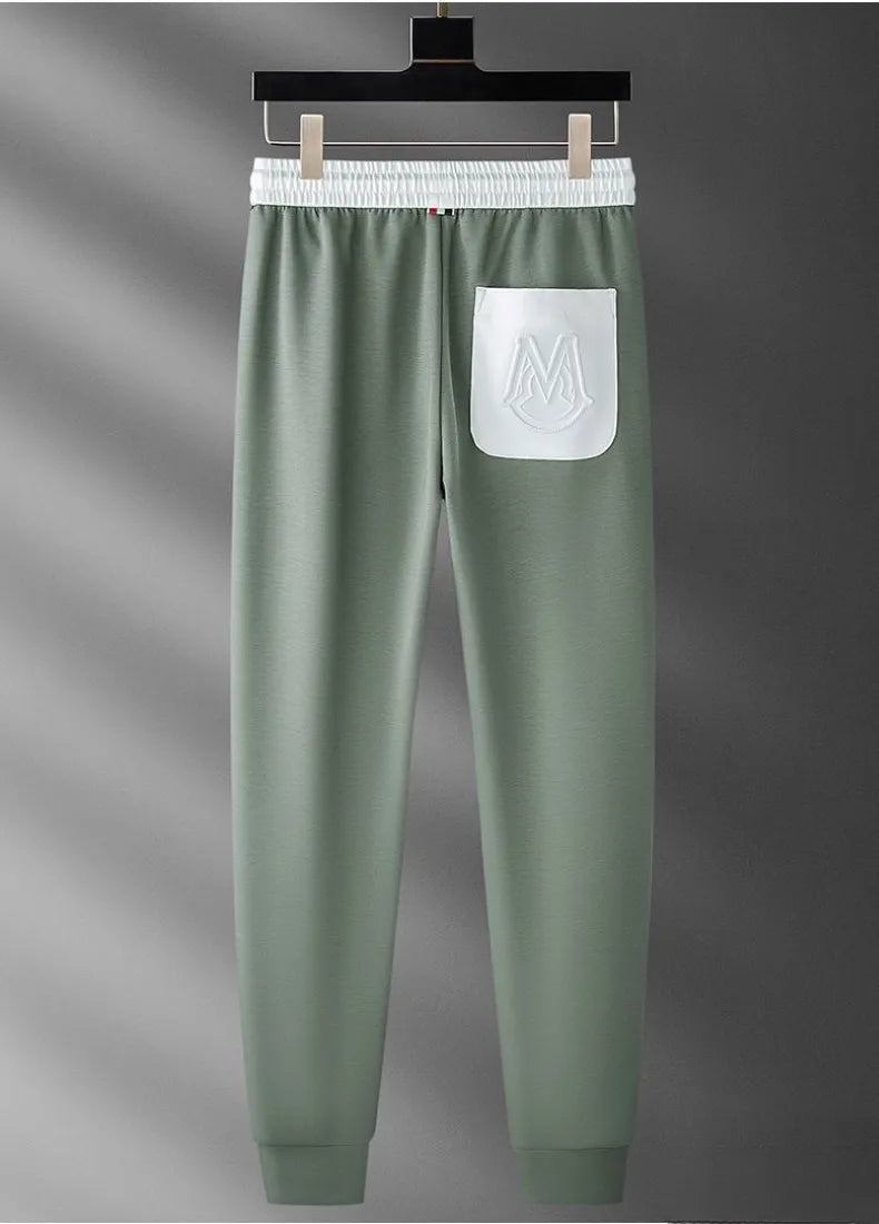 green trackpant back