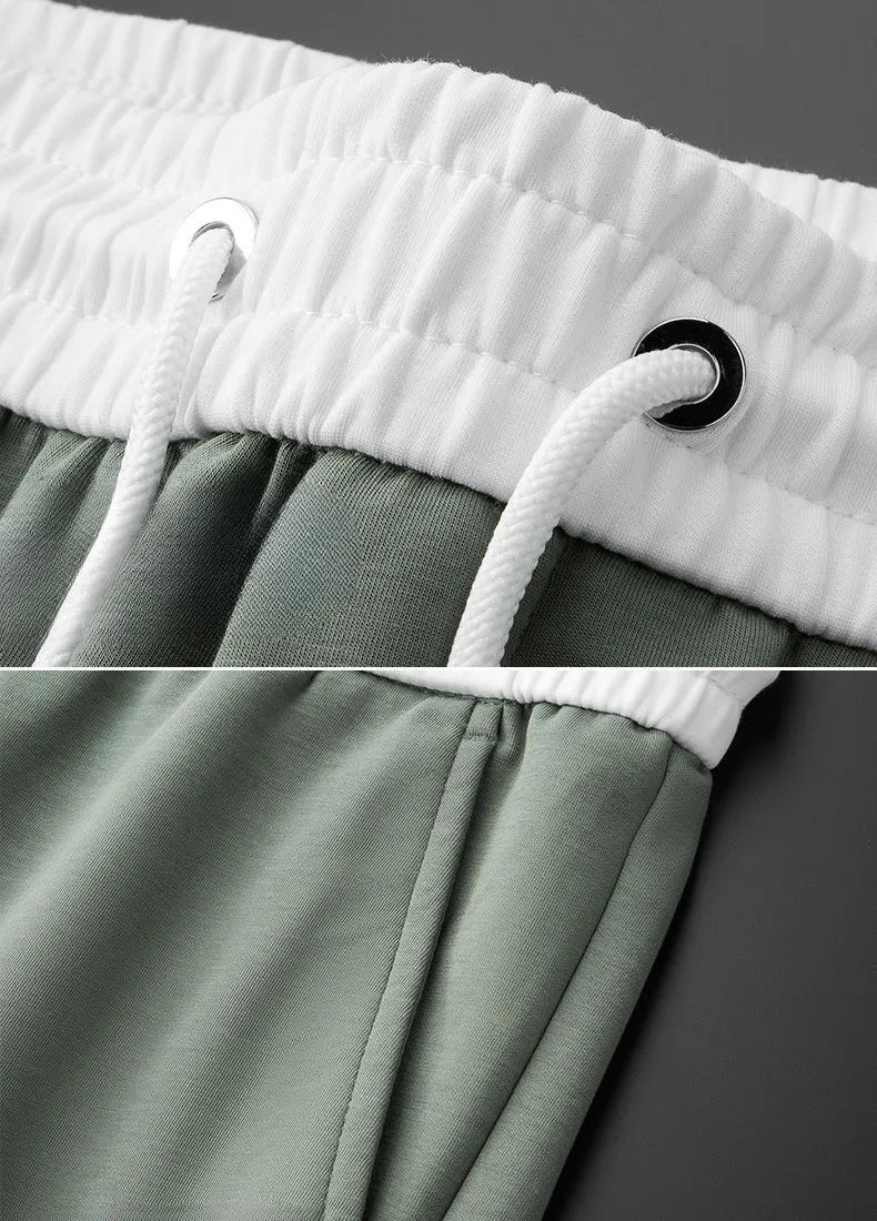 green trackpant back