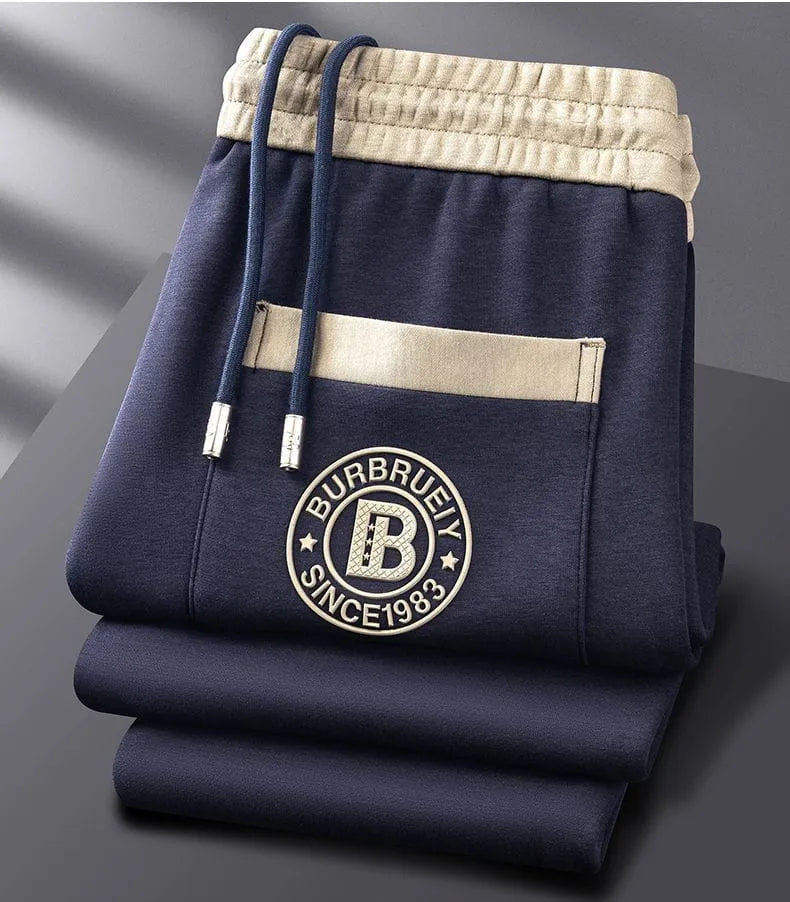 navy badge pocket trackpant