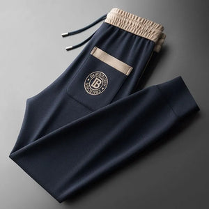 navy badge trackpant