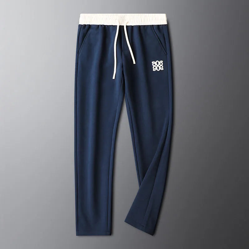 navy logo waist trackpant