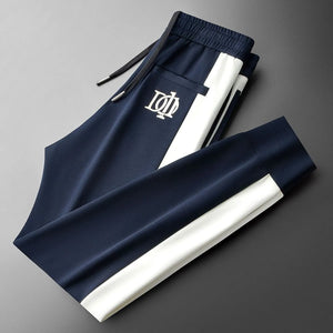 navy panel trackpant