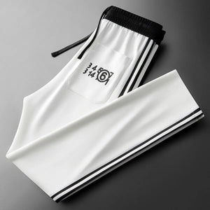 white black stripe trackpant