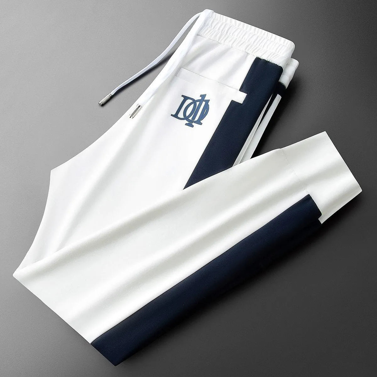 white panel trackpant