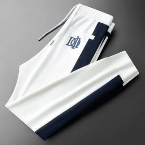 white panel trackpant