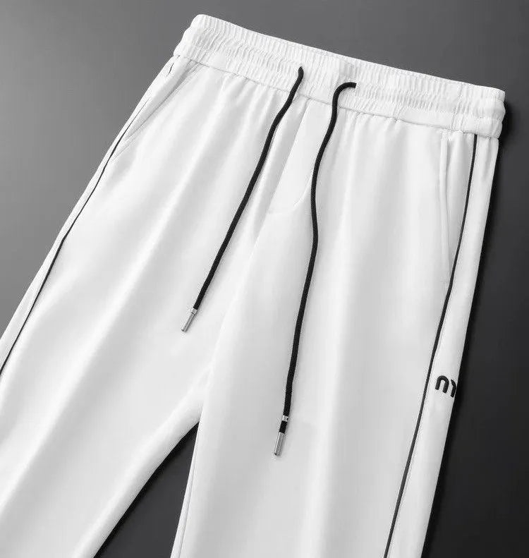 white stylish trackpant