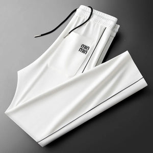 white trackpant for men