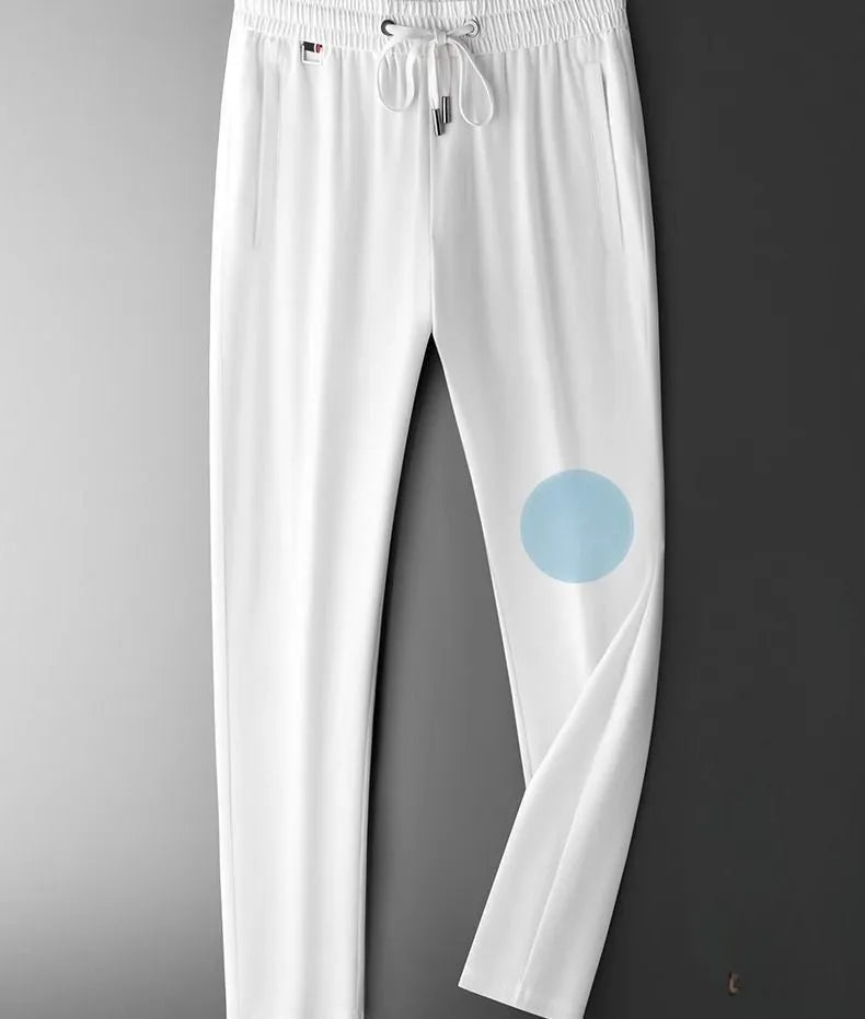 white trackpants front